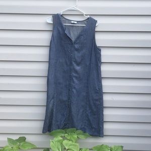 Cotton denim style dress